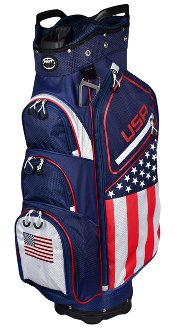 Hot-Z Golf USA Flag Cart Bag - Image 1