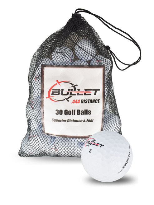 Bullet .444 Distance Golf Balls [30-Ball] LOGO ONLY - Image 1