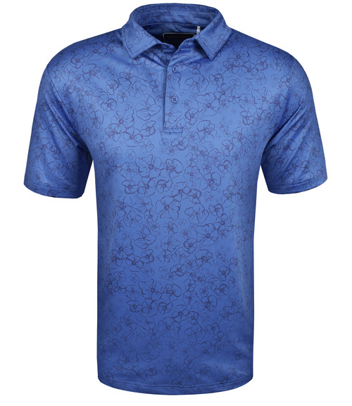Etonic Golf Floral Print Polo Shirt - Image 1
